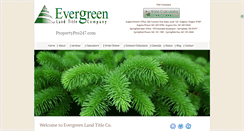 Desktop Screenshot of evergreenlandtitle.com